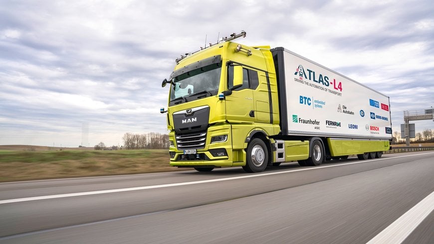 ATLAS-L4: FUNDING PROJECT WITH PARTNERS FROM THE VEHICLE INDUSTRY, SOFTWARE DEVELOPMENT, SCIENTIFIC RESEARCH AND ADMINISTRATION TO BRING AUTONOMOUS TRUCKS TO THE STREETS